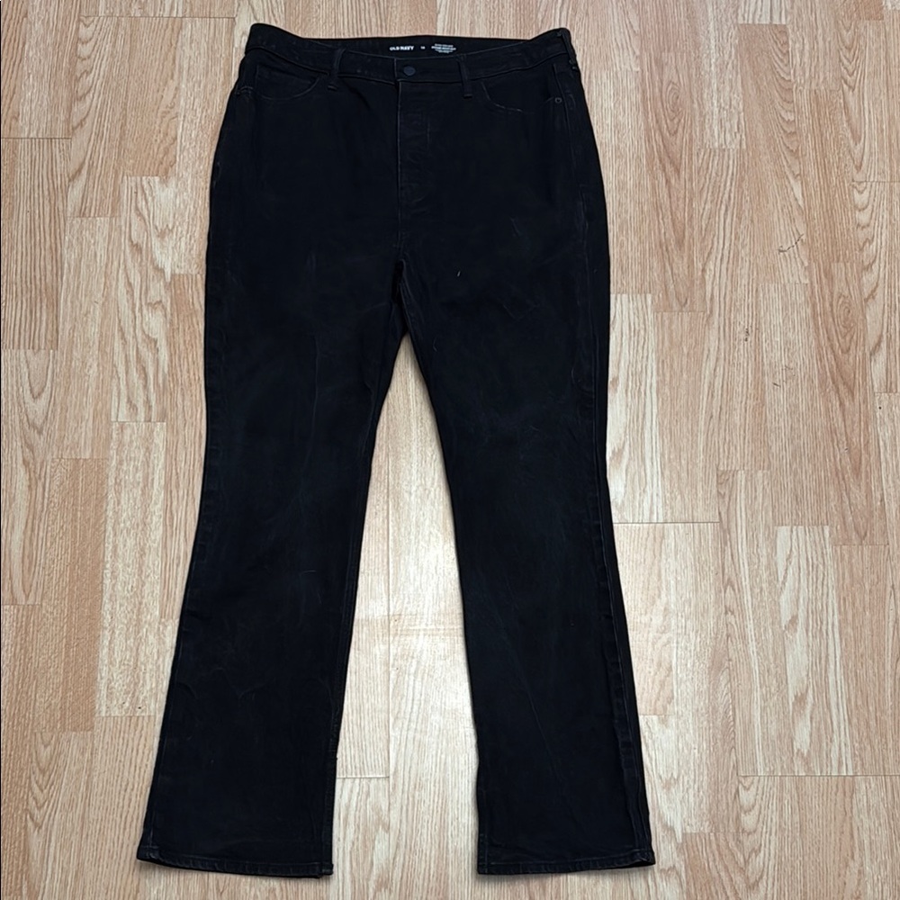 Womens Old Navy Extra High Rise Kicker Bootcut Jeans - Size 14